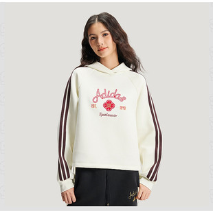 adidas阿迪达斯春季女子CNY运动休闲连帽卫衣套衫新年卫衣KH2695