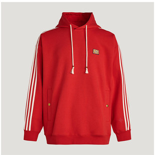 Adidas阿迪达斯三叶草男时尚透气双面针织经典套头卫衣KT0646