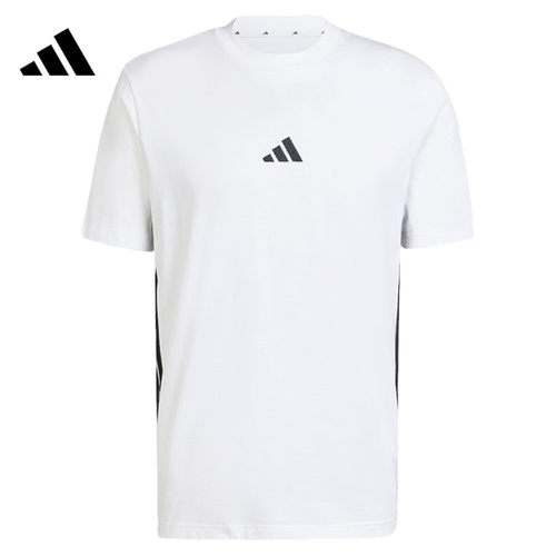 Adidas阿迪达斯男子M 3S SJ T运动宽松休闲短袖T恤JE6388