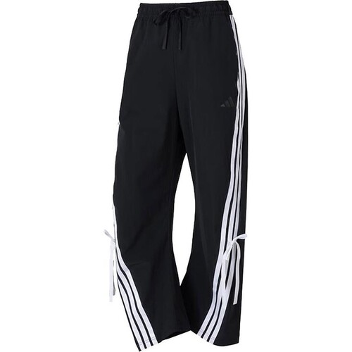Adidas/阿迪达斯新款女士蝴蝶结高腰宽松香蕉裤JY7666