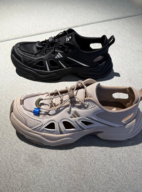 Adidas阿迪达斯男户外溯溪凉鞋镂空透气老爹鞋运动休闲鞋 LA1993