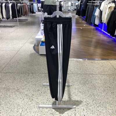 adidas阿迪达斯跑步训练裤束脚裤子2025春女修身梭织长裤JI8313