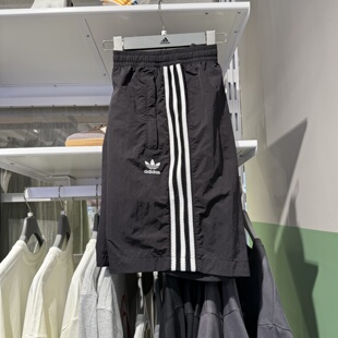 Adidas阿迪达斯三叶草男子夏季轻薄梭织速干运动短裤五分裤KC0154