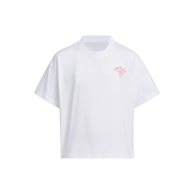 Adidas/阿迪达斯新款儿童印花运动休闲短袖圆领T恤JF3861图片