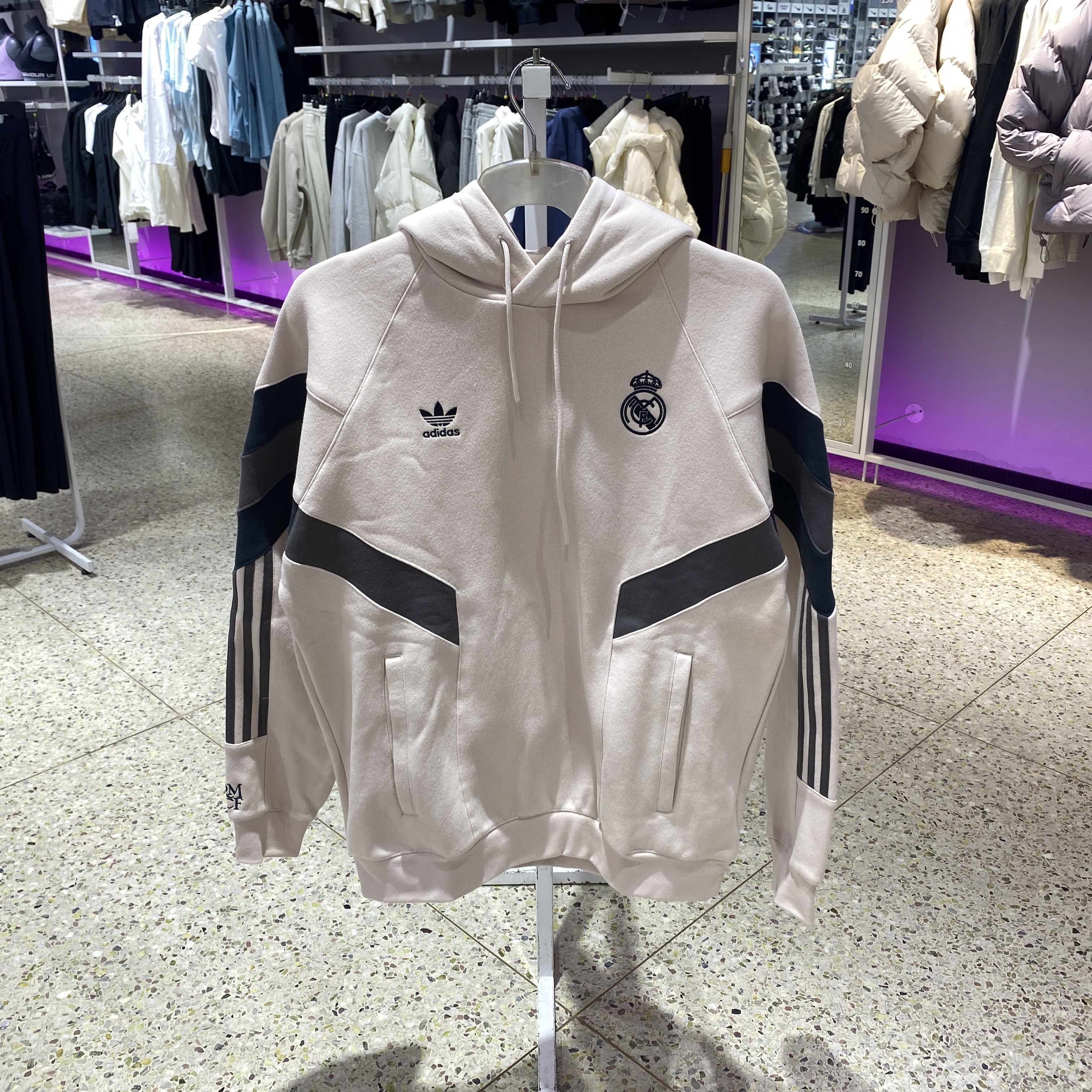 优购adidas阿迪达斯男子REALOGHD针织连帽运动套衫IM7466