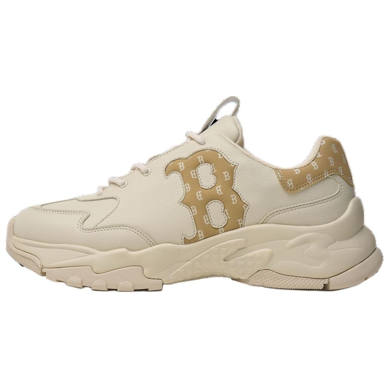 MLB运动鞋男女鞋波士顿红袜老花厚底鞋简约休闲3ASHBWM4N