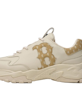 MLB运动鞋男女鞋波士顿红袜老花厚底鞋简约休闲3ASHBWM4N