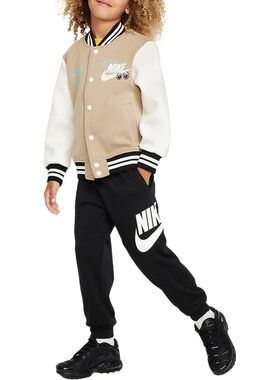 Nike耐克运动裤男女大童裤子2024夏季黑色休闲束脚长裤FV2878-010