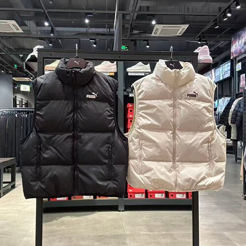 PUMA彪马新款男子运动休闲拒寒保暖防风拒水羽绒马甲背心693533