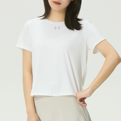 UA安德玛Velociti Pro女休闲运动短袖T恤6009536-100