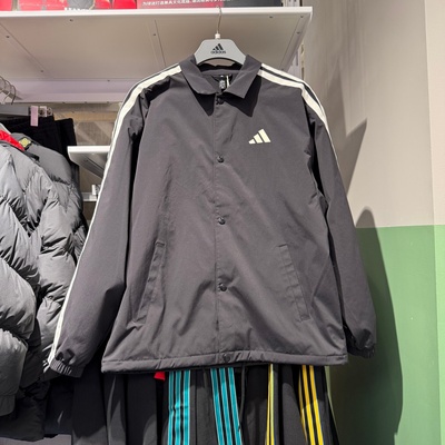 Adidas阿迪达斯外套男子26春马年新年款加绒运动休闲夹克 KR2499