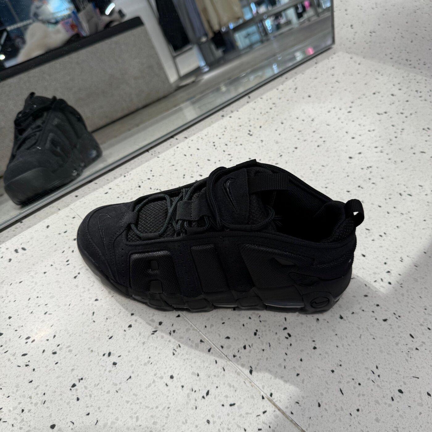 NIKE耐克男鞋AIR MORE UPTEMPO气垫缓震耐磨皮蓬篮球鞋IM6649-001