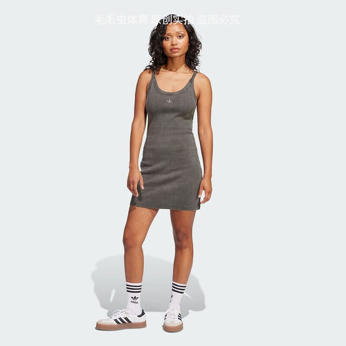 adidas阿迪达斯女子RIBMINIDRESS运动连衣裙JC7550