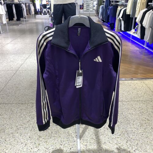 Adidas/阿迪达斯针织夹克男上衣2025夏季新款运动休闲外套KT0839