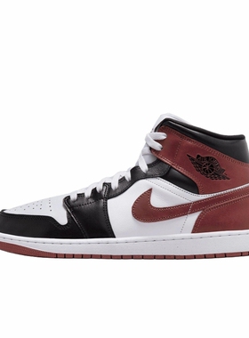 Nike耐克男鞋2025春季AIRJORDAN1AJ1中帮篮球鞋板鞋HF3216-102