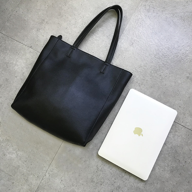 杂志款托特包带拉链大容量头层牛皮时尚休闲大包包女单肩2025新款,箱包皮具/热销女包/男包,托特包,淘宝优惠券,粉丝福利购,淘宝优惠卷