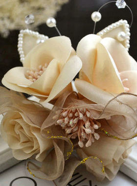 出口日本甜美仿真花朵女韩国胸针