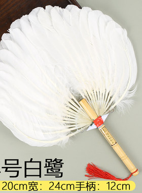 羽毛扇子夏天古风中国鹅老式儿童