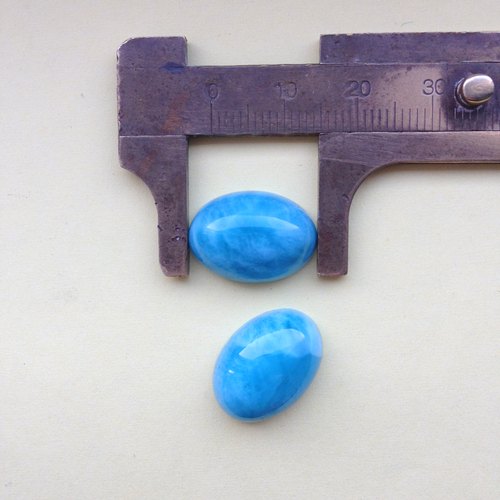 纯天然海纹石13X18裸石戒面