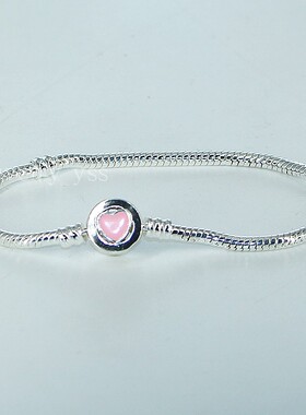 东大门圆头滴油粉色满钻珠子手链