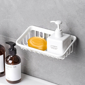 日本进口asvel免打孔肥皂盒卫生间沥水壁挂香皂盒浴室置物架吸盘