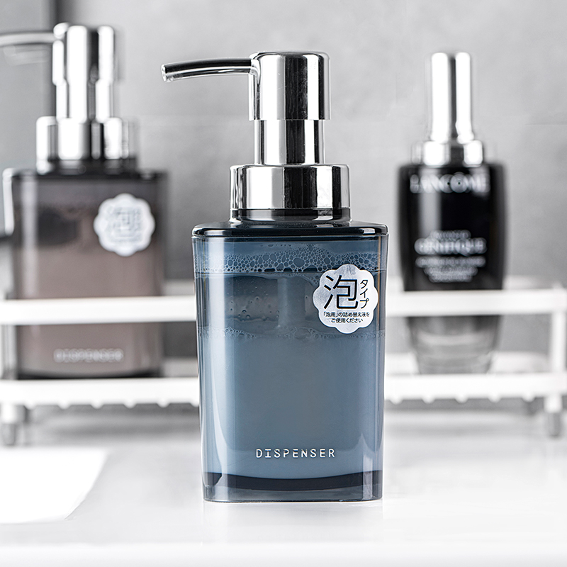 *日本进口asvel 免手动按压式乳液分装起泡瓶洗面奶沐浴露洗手液