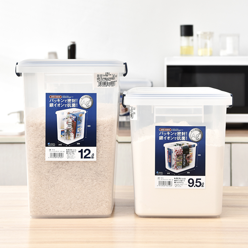 日本进口ASVEL密封米桶防虫10kg