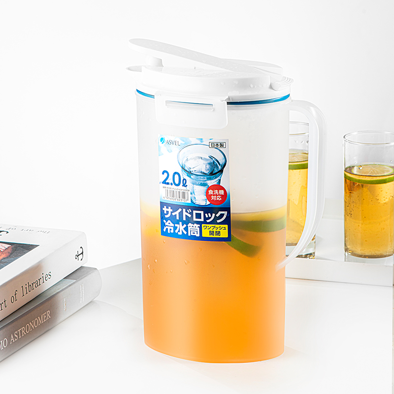 -日本进口ASVEL冷水壶家用耐高温塑料大容量盖子泡茶壶耐热凉水壶