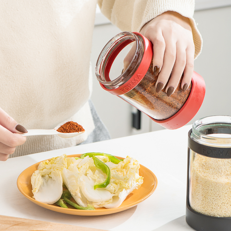 日本家用调味料盒asvel玻璃