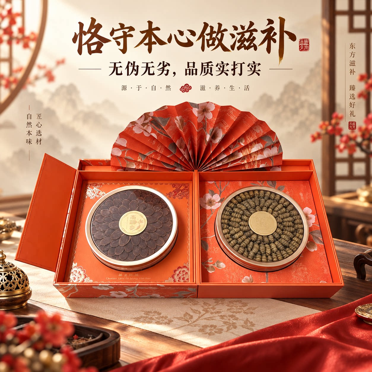 【线下渠道专柜高品质】铁皮石斛 高丽参双拼礼盒