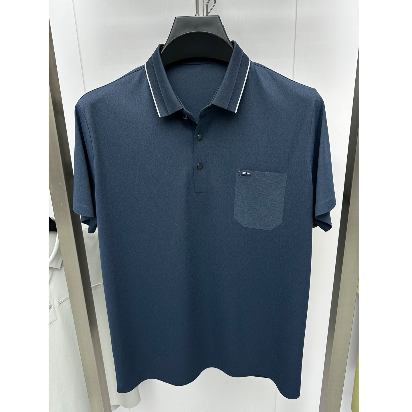 雪豹品牌男士短袖冰丝t恤夏季中老年男装爸爸透气翻领男款POLO衫