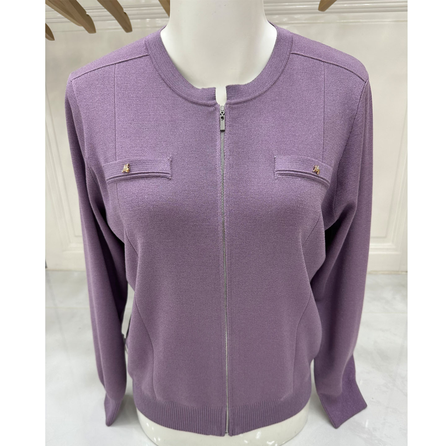 针织开衫外套女薄款外搭妈妈上衣