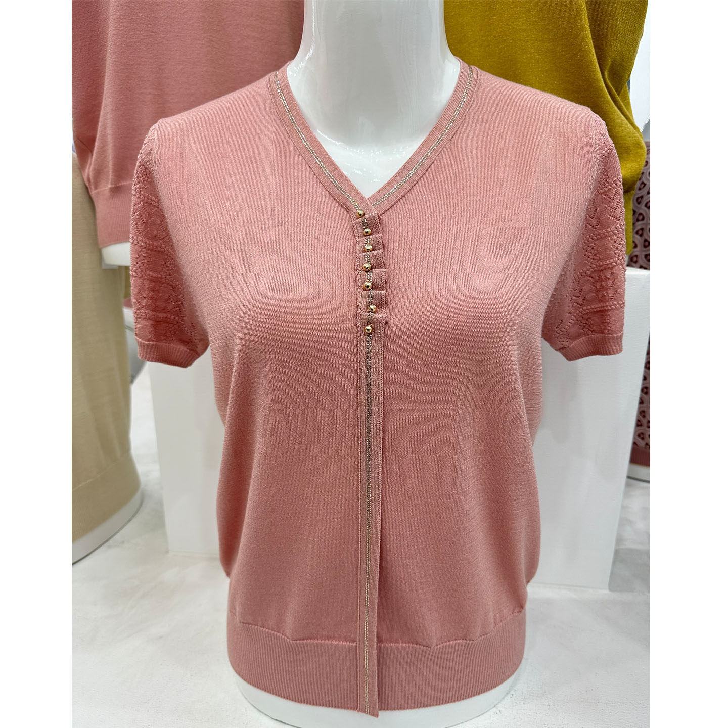 时尚妈妈短袖冰丝t恤衫夏季新款洋气减龄小衫雪豹中老年女装上衣