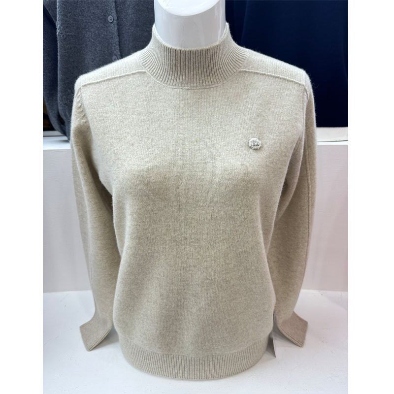 雪豹毛衣女款2025新款内搭羊绒衫