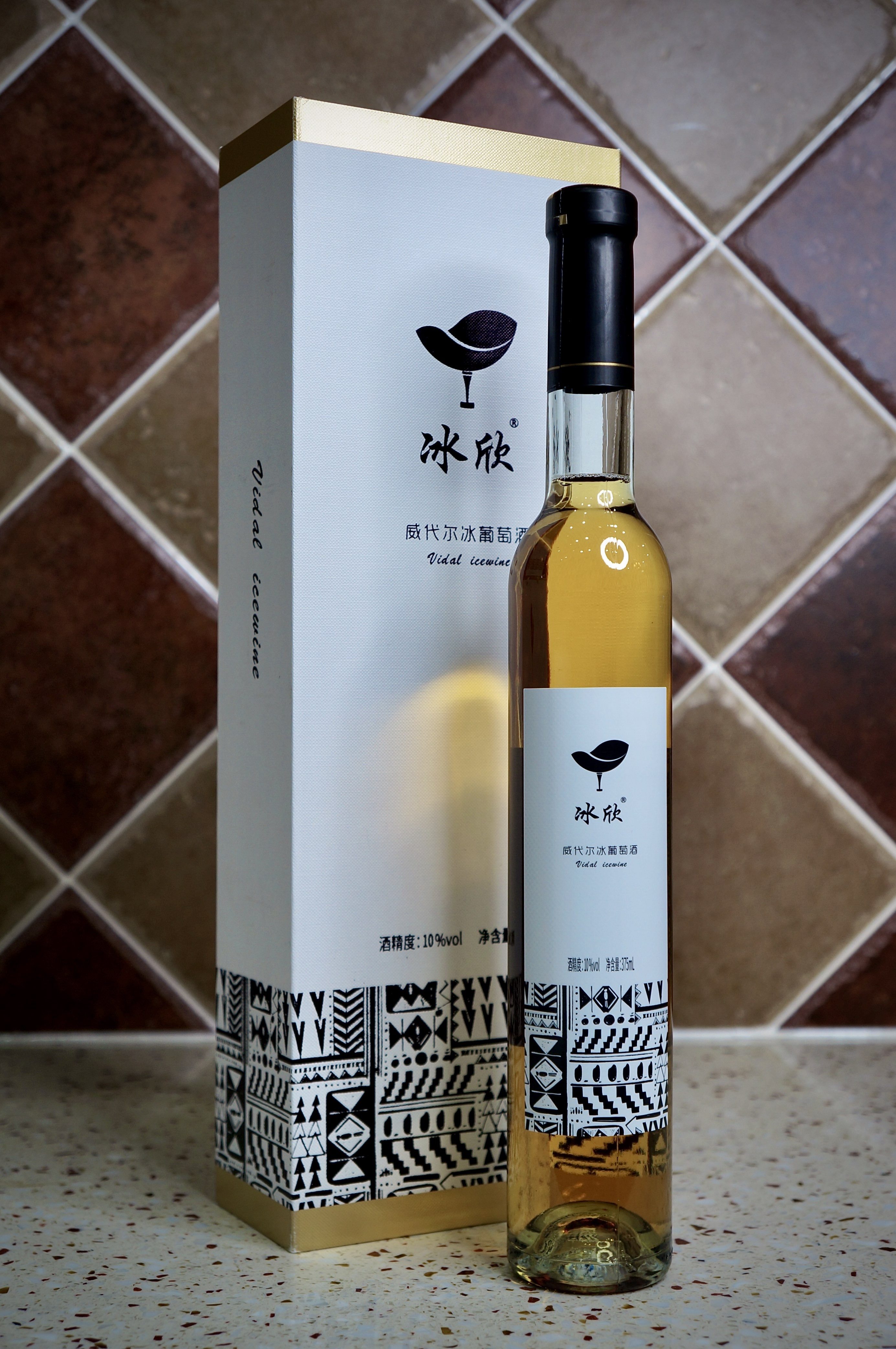 桓仁冰酒 冰欣威代尔白冰葡萄酒 礼盒装 375ml包邮(房同学推荐)