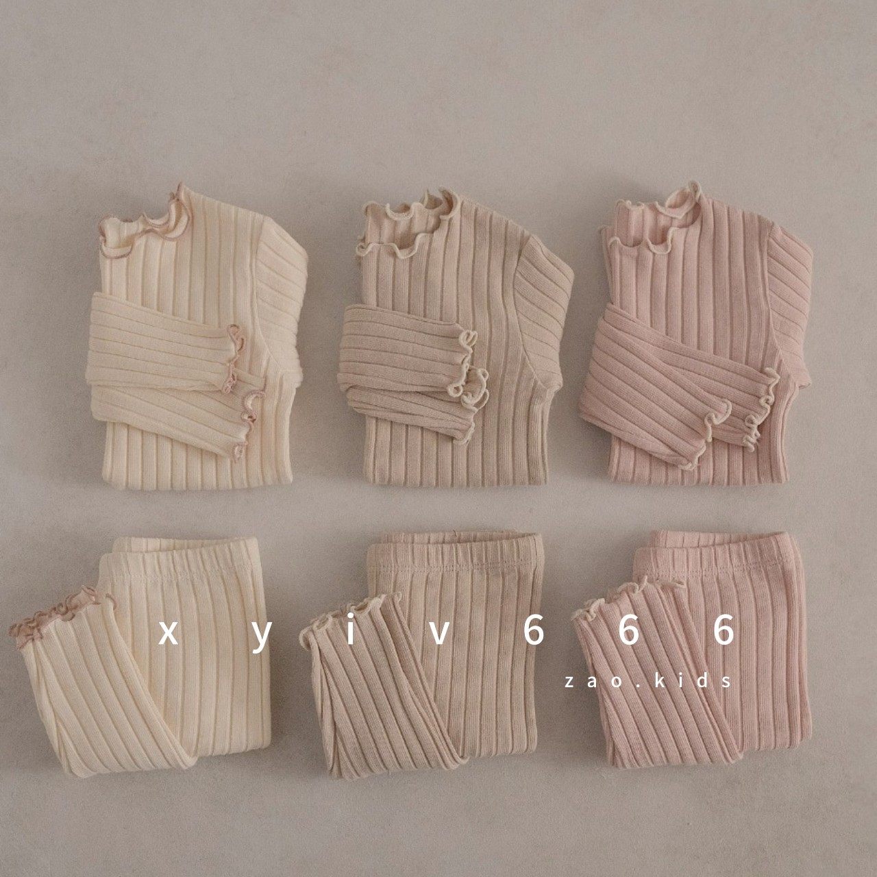 【春秋】peekaboo正品韩国童装儿童家居服宝宝秋衣秋裤睡衣套装