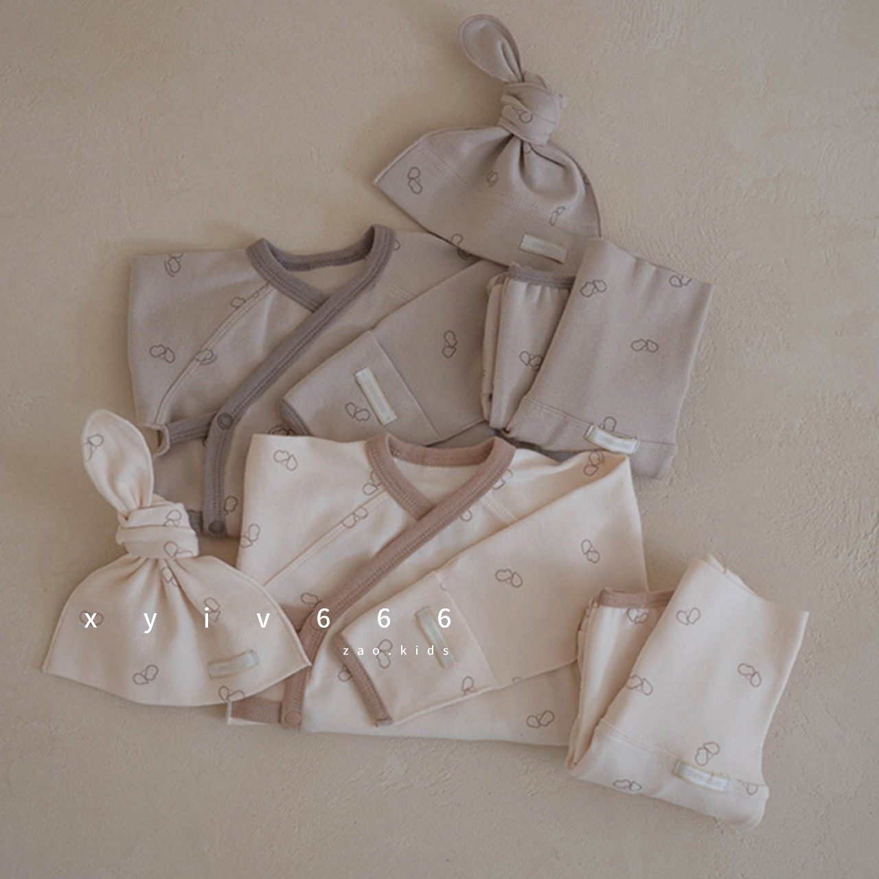 韩国进口peekaboo新生儿25男女宝宝春秋纯棉哈衣包屁衣月子服套装,童装/婴儿装/亲子装,家居服套装,淘宝优惠券,粉丝福利购,淘宝优惠卷