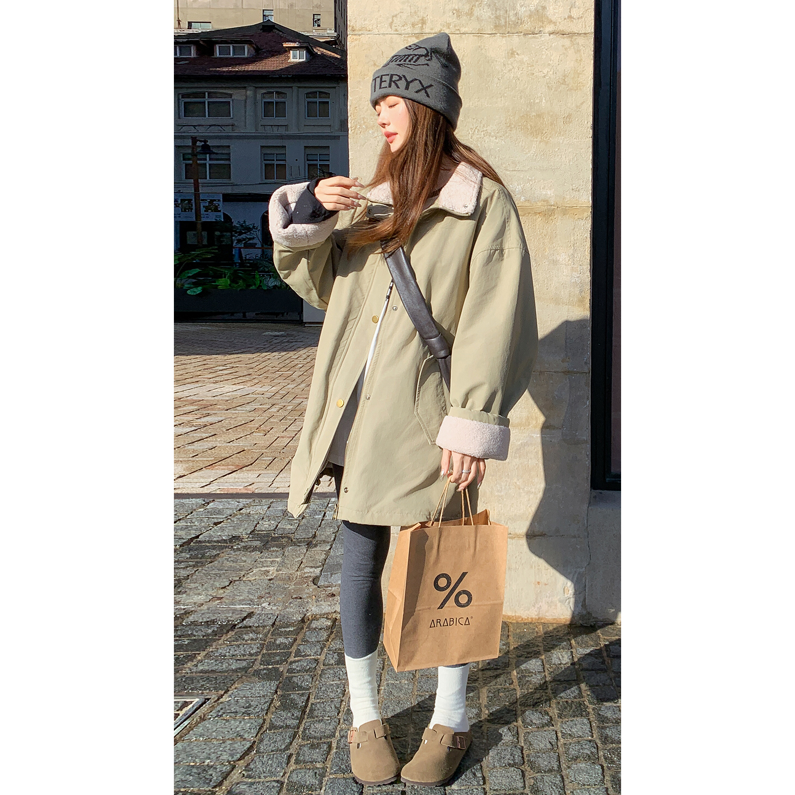 82408大量现货羊羔毛外套P185K268，女装棉衣/棉服，浙宝108