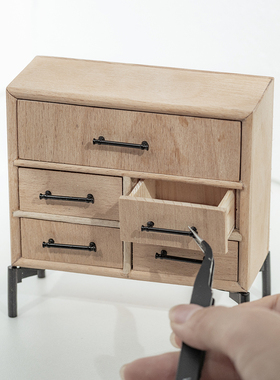 inbox bjd小布微缩家具家私柜子抽屉现代迷你拉手微缩门把手