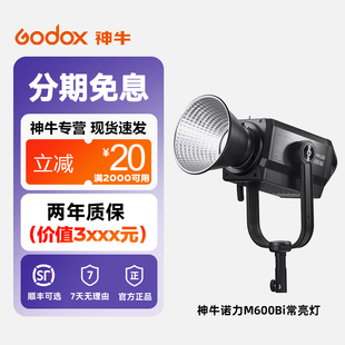 神牛M600Bi影视灯740W大功率常亮灯LED补光灯大型影棚摄影服装 演播室户外直播主播视频拍照录像微电影打光灯