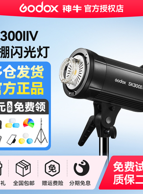 神牛SK300IIV四代摄影灯300w闪光灯影室灯摄影棚补光灯人像模特珠宝静物摄影灯