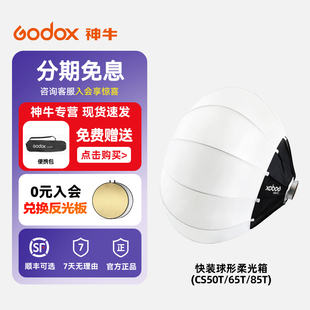 摄影灯箱主播直播拍照补光灯专用球型灯罩灯笼罩灯箱 85cm摄影柔光球柔光罩保荣口快装 神牛灯笼柔光箱50