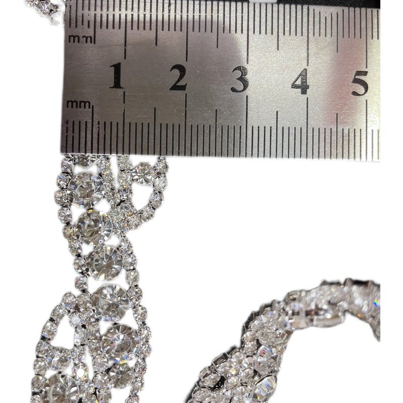 HAND SEWING DIY DANCE CLOTHING WEDDING SHOES HAT EARRINGS HAIR ACCESSORIES FANCY RHINESTONES TASSEL CHAIN ACCESSORIES KIT