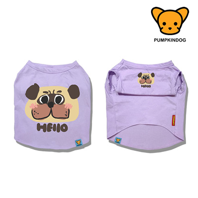 PUMPKINDOG法斗纯棉背心打底衫宠物狗睡衣英斗巴哥中型犬狗狗衣服