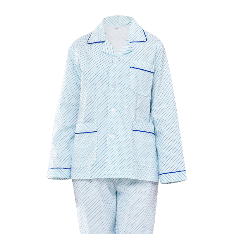 钱森病号服纯棉女长袖医院服装 美容院病号服套装家居服