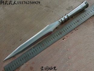 包邮霸王枪头红缨枪不锈钢枪头枪尖六合枪子龙枪林冲长枪未开刃