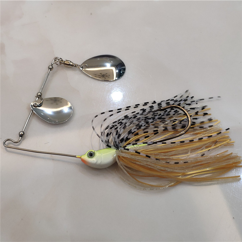 忘川河户外品质复合亮片10克14克大嘴鲈加州鲈鱼路亚饵湖库