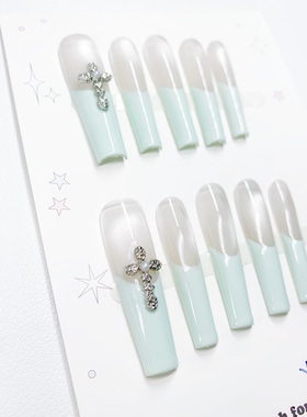 10-设计师手工高货穿戴甲梨花姬孤品xs码