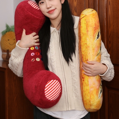 张远同款怎么没有9 可爱搞怪卡通沙发客厅毛绒电话抱枕摆件玩具