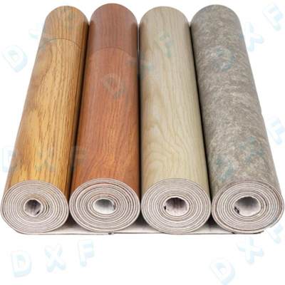 PVC waterproof plastic carpet floor sticker floor leather